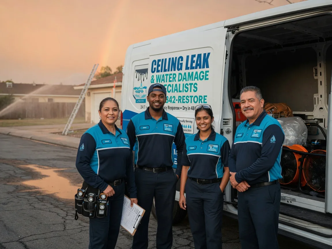 Ceiling Leak Cleanup company in Crystal City, TX