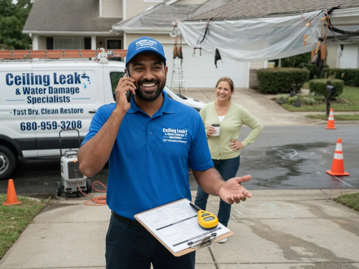 Ceiling Leak Cleanup Crystal City, TX FAQs
